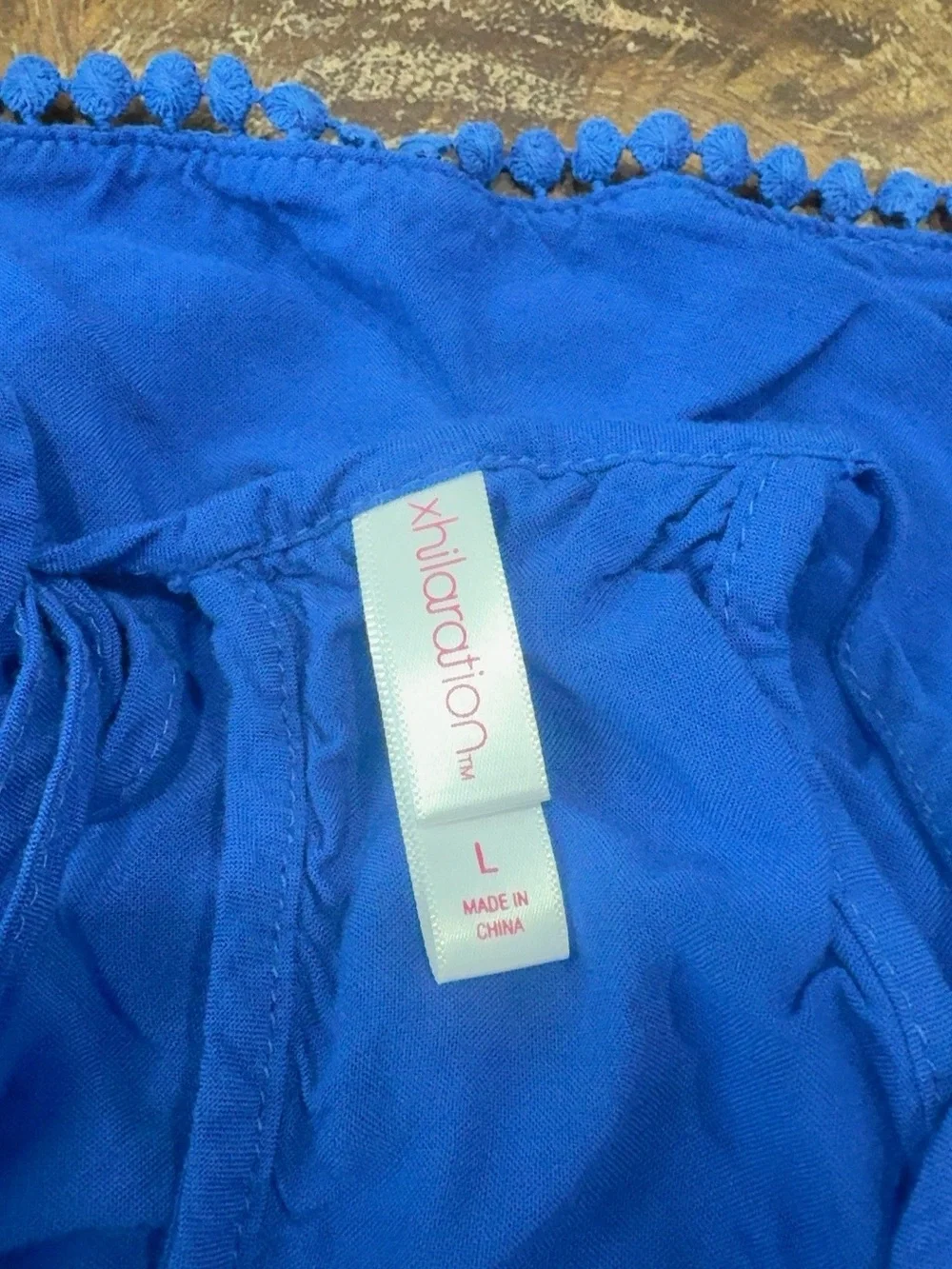 Electric Blue Halter Maxi Dress Size L